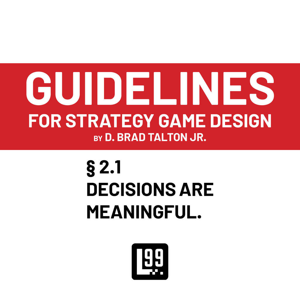 § 2.1 - Decisions are meaningful.