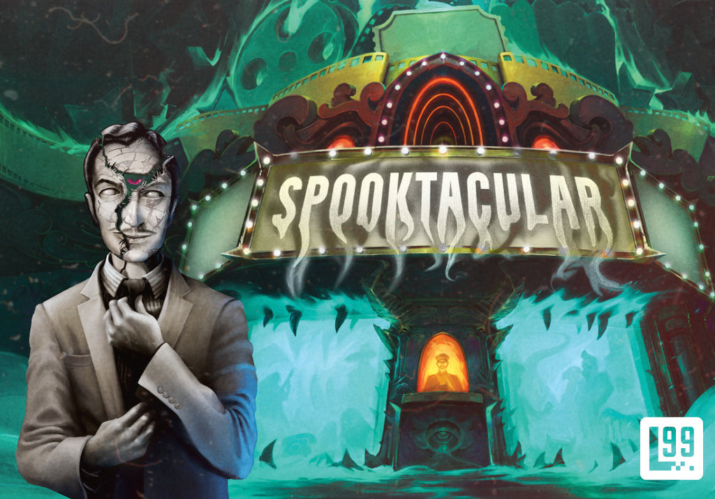 Announcing Spooktacular: A Board Game of Cinematic Horror, coming this fall from Level 99 Games!